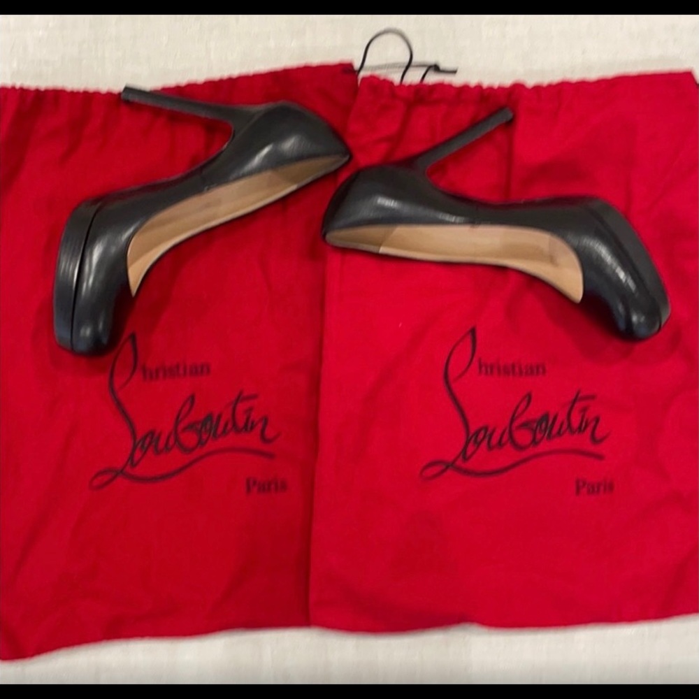Christian Louboutin Burges Black 120Calf Size 36.5